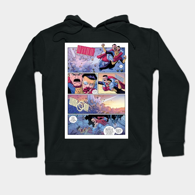 comic strip invincible Hoodie by super villain